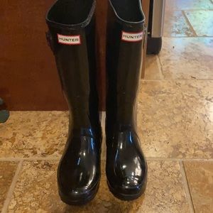 Hunter Black Rain Boots